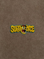 Street Graffiti Trendy Tiger Head Font T-Shirt