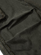 Washed Safety Pin Graphic Cargo Pants