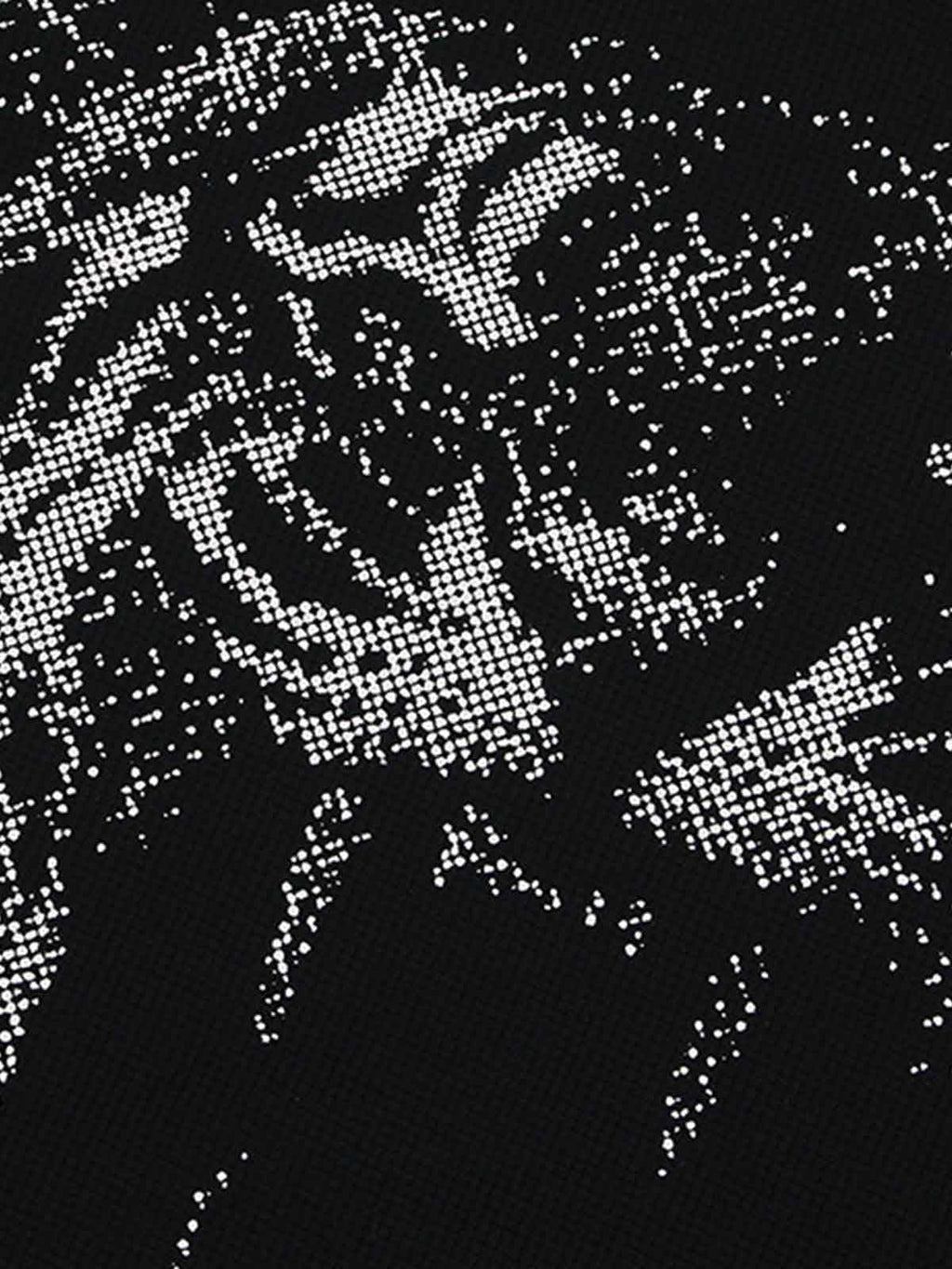 Tiger Graphic Star Sleeve T-Shirt