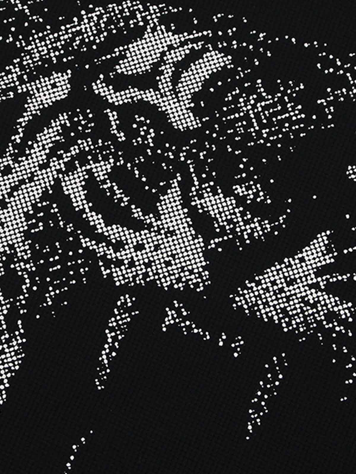 Tiger Graphic Star Sleeve T-Shirt