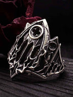 Gothic Armor Open Ring Adjustable