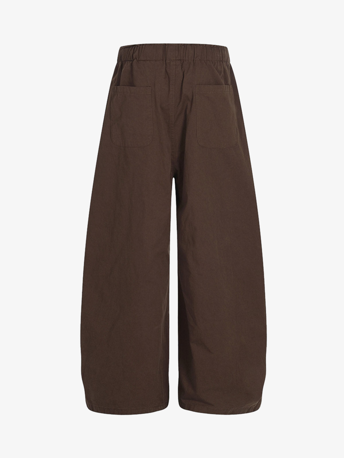 Drawstring Pleated Barrel Pants