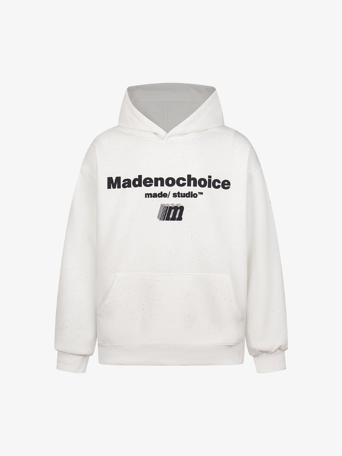 Simple Letter Print Sparking Loose Hoodie