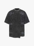 Vintage Washed Panel Seam Oversized T-Shirt