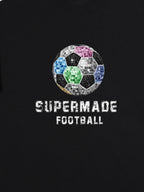 Color Block Soccer Ball Graphic T-Shirt