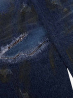 Vintage Washed Distressed Jeans