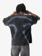 Retro Structured Panels T-Shirt