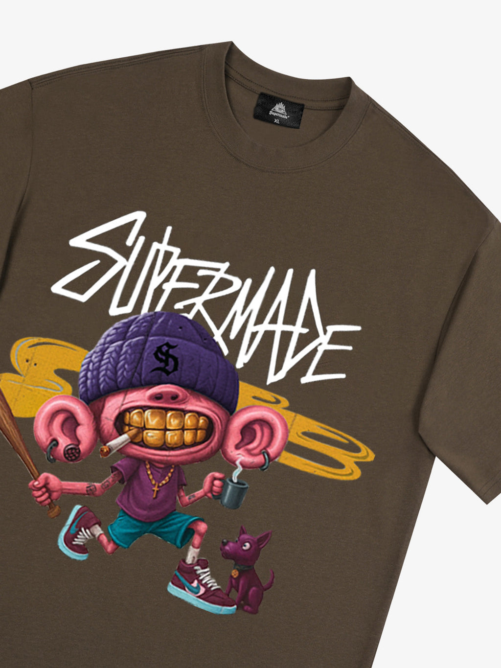 Theprecipice Cartoon Graffiti Trendy Weird Kid T-Shirt