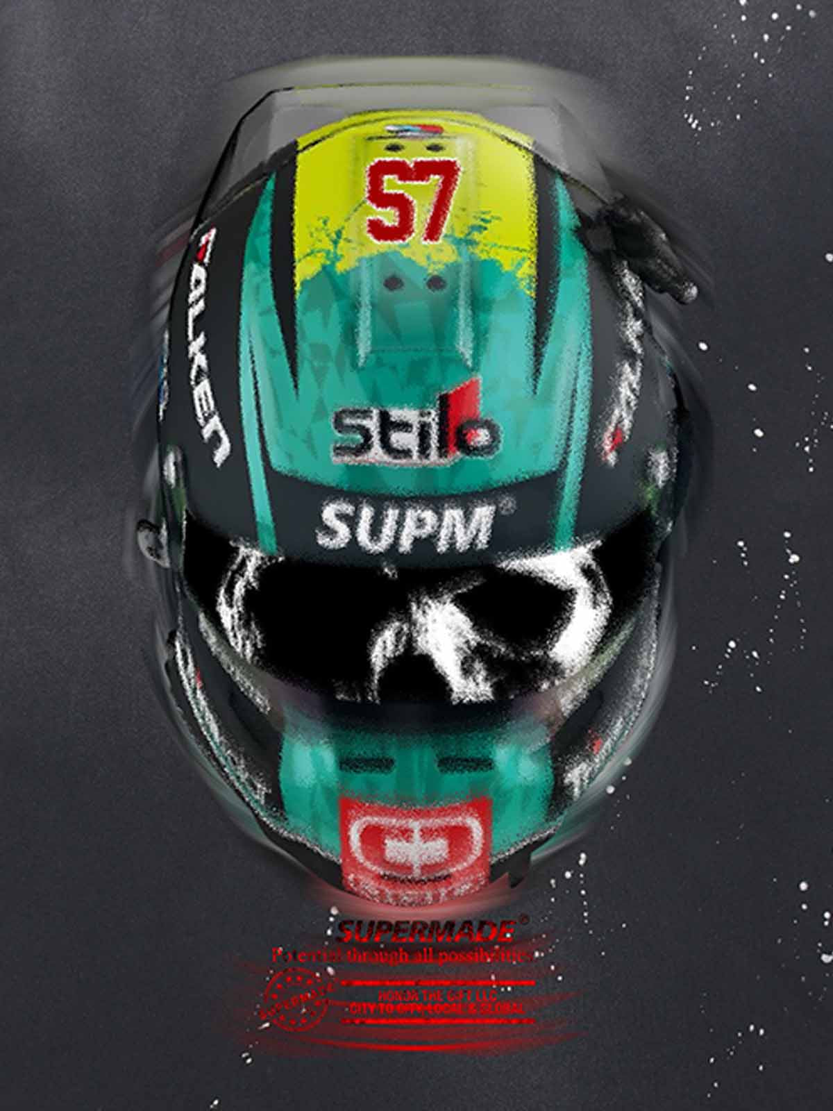 Racing Helmet Graphic T-Shirt