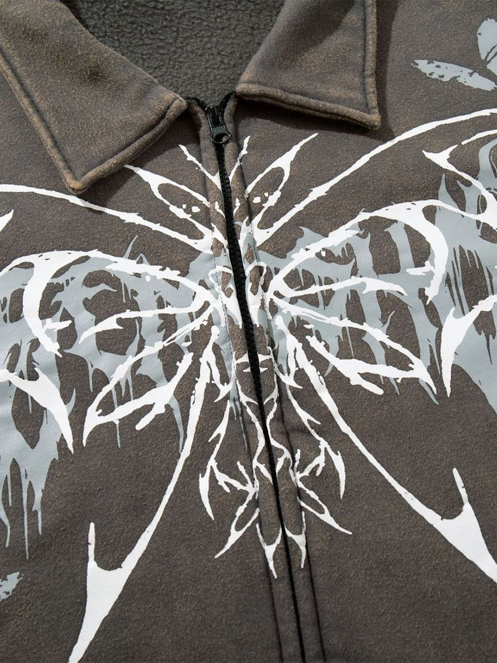 Punk Gothic Butterfly Graphic Streetwear Jacket