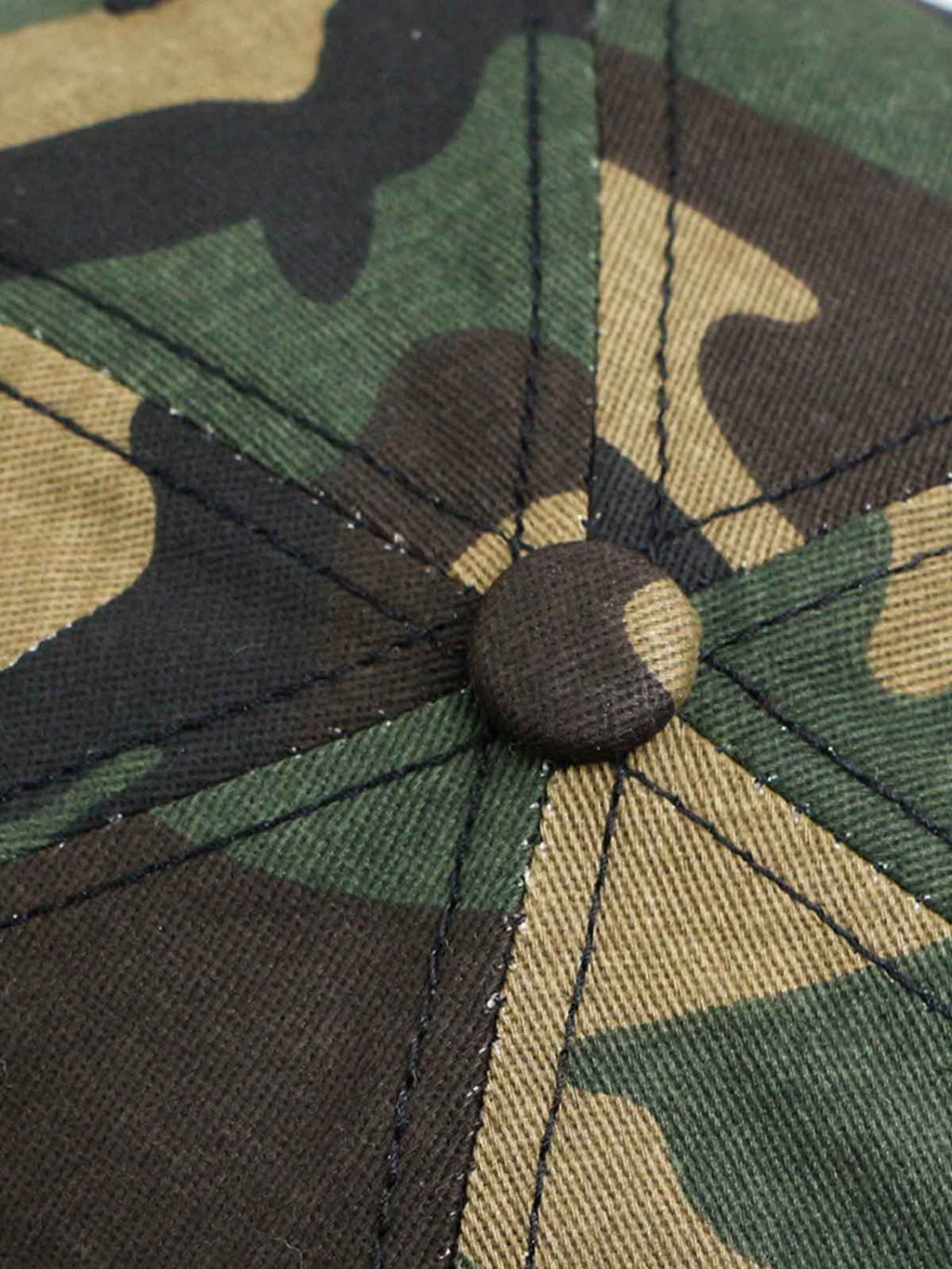 Classic Camo “God’s Favorite” Embroidery Curved Brim Baseball Cap