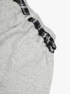 Street Detachable Plaid Waistband Machete Casual Pants