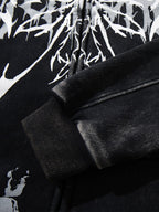 Punk Gothic Butterfly Graphic Streetwear Jacket