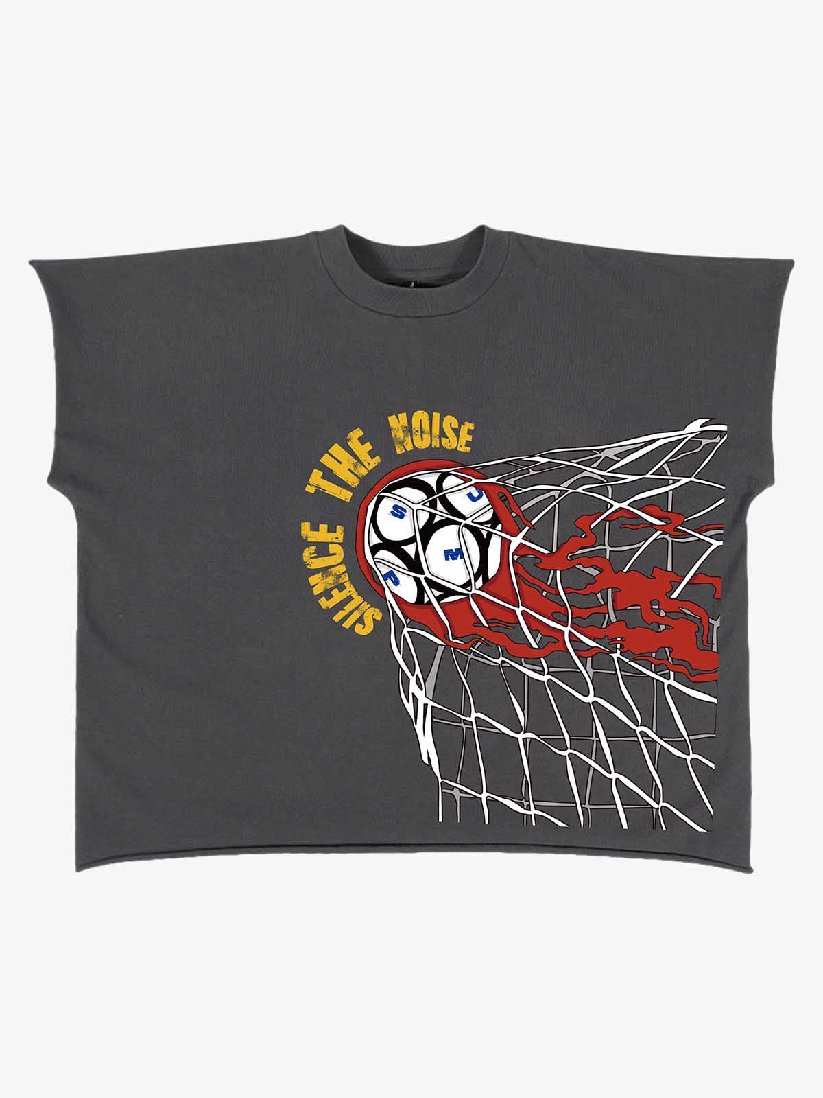 Goal Shot Splatter Soccer Graphic Sleeveless T-Shirt