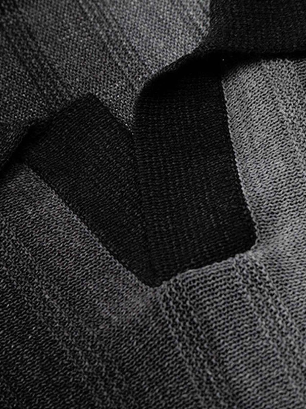 Gradient Textured Knit Polo Shirt