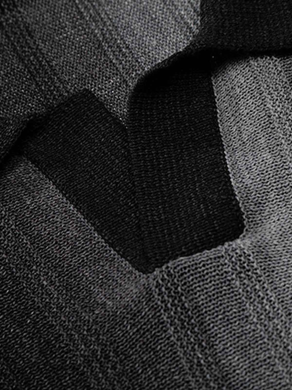 Gradient Textured Knit Polo Shirt