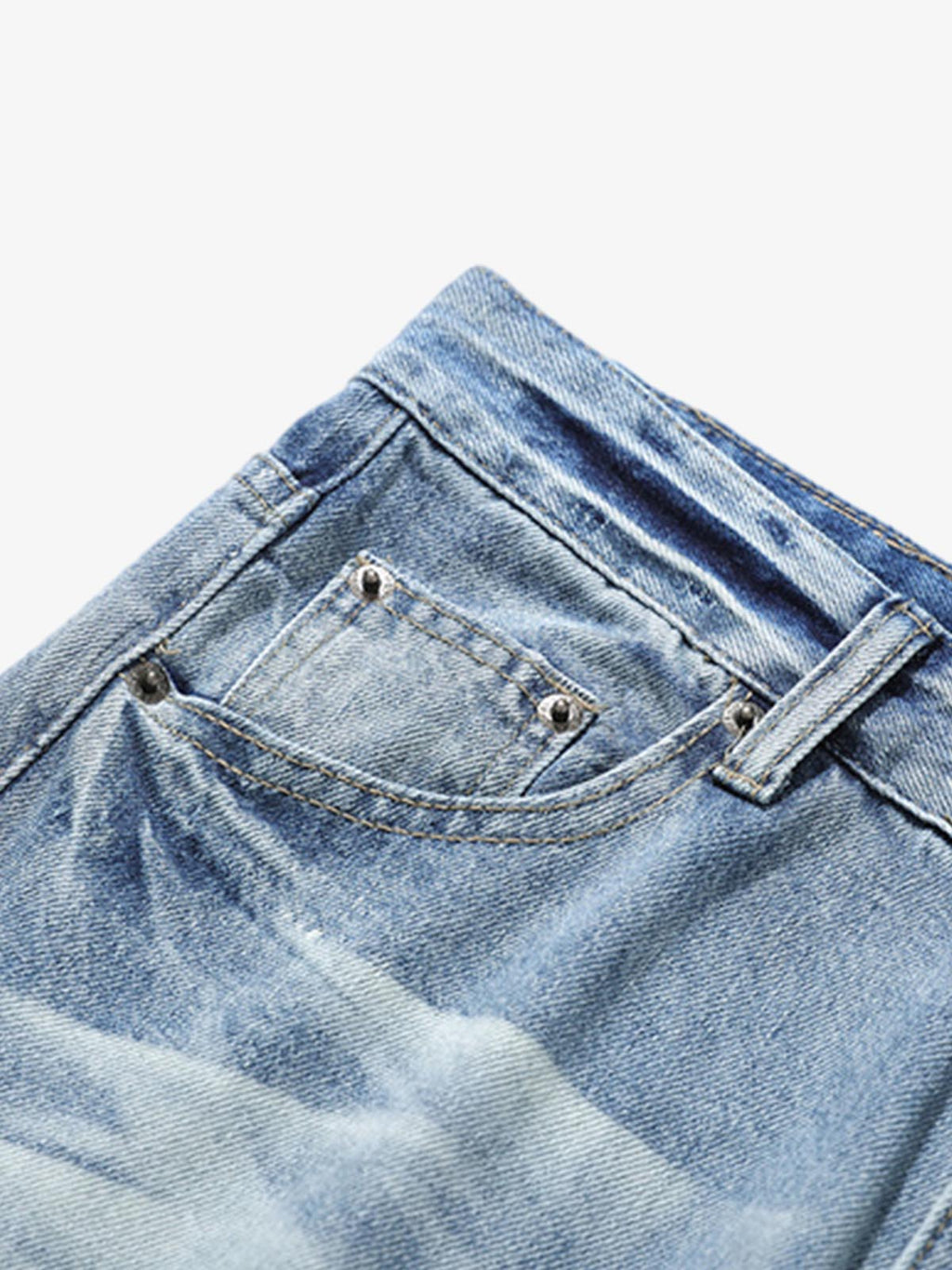 Denim Ripped Washed Distressed Jeans - 2503