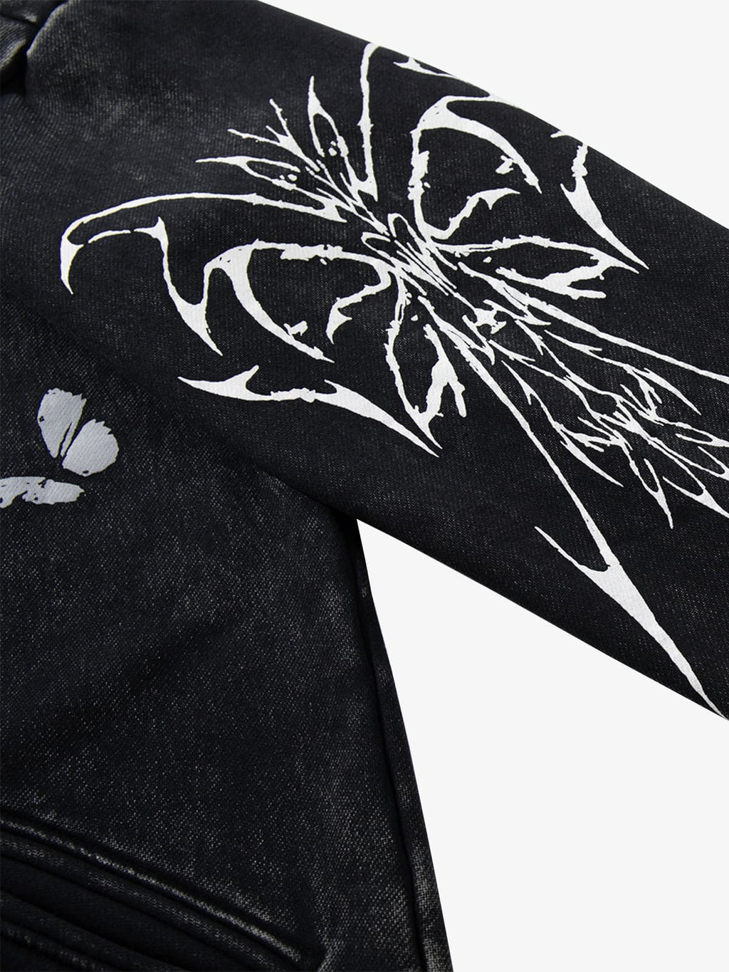 Punk Gothic Butterfly Graphic Streetwear Jacket