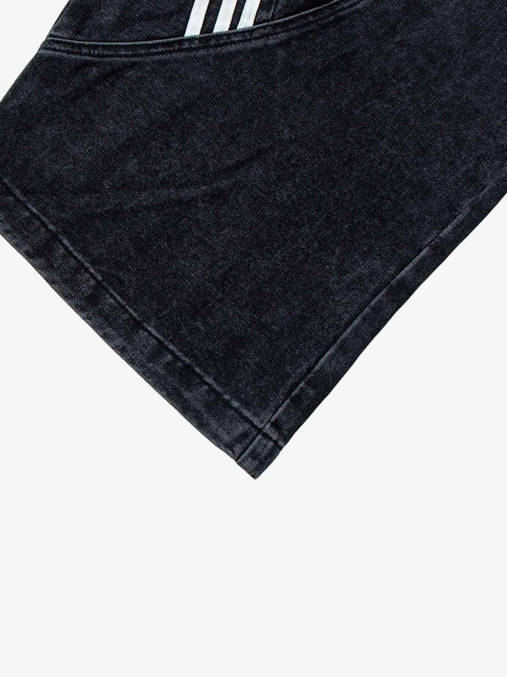 Contrast Stripe Panel Barrel Denim Jeans - 2607