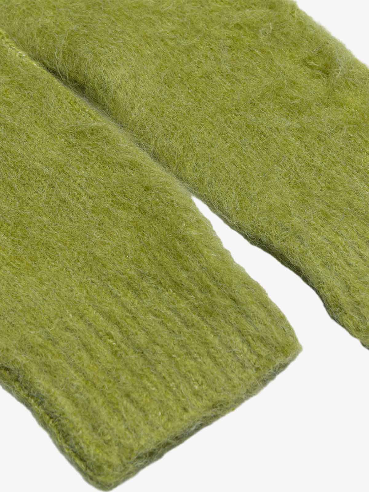 Retro Fuzzy Argyle Jacquard Knit Sweater