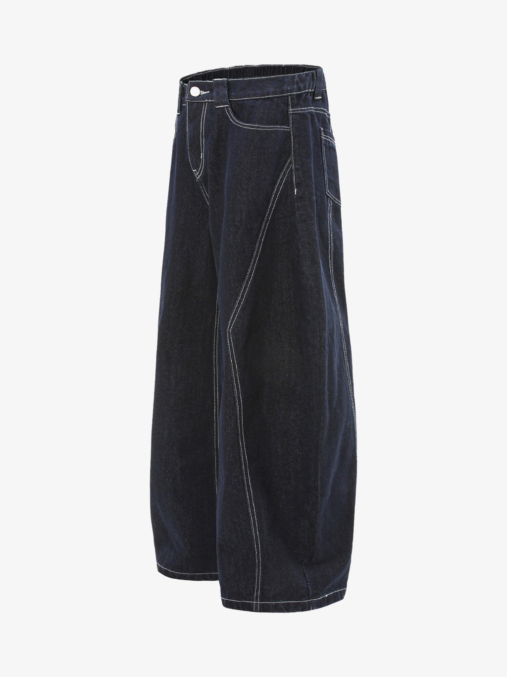 Vintage Topstitched Scimitar Jeans