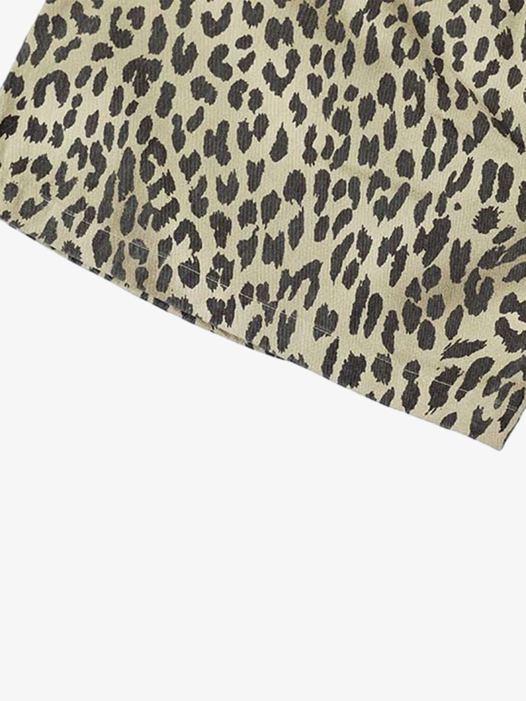 Leopard Print Wide Leg Jorts