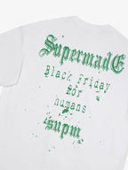 Gothic Skull Spiderweb Graphic T-Shirt