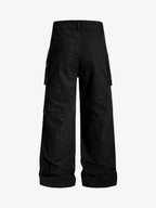 Vintage Utility Studded Cross Straight Leg Pants