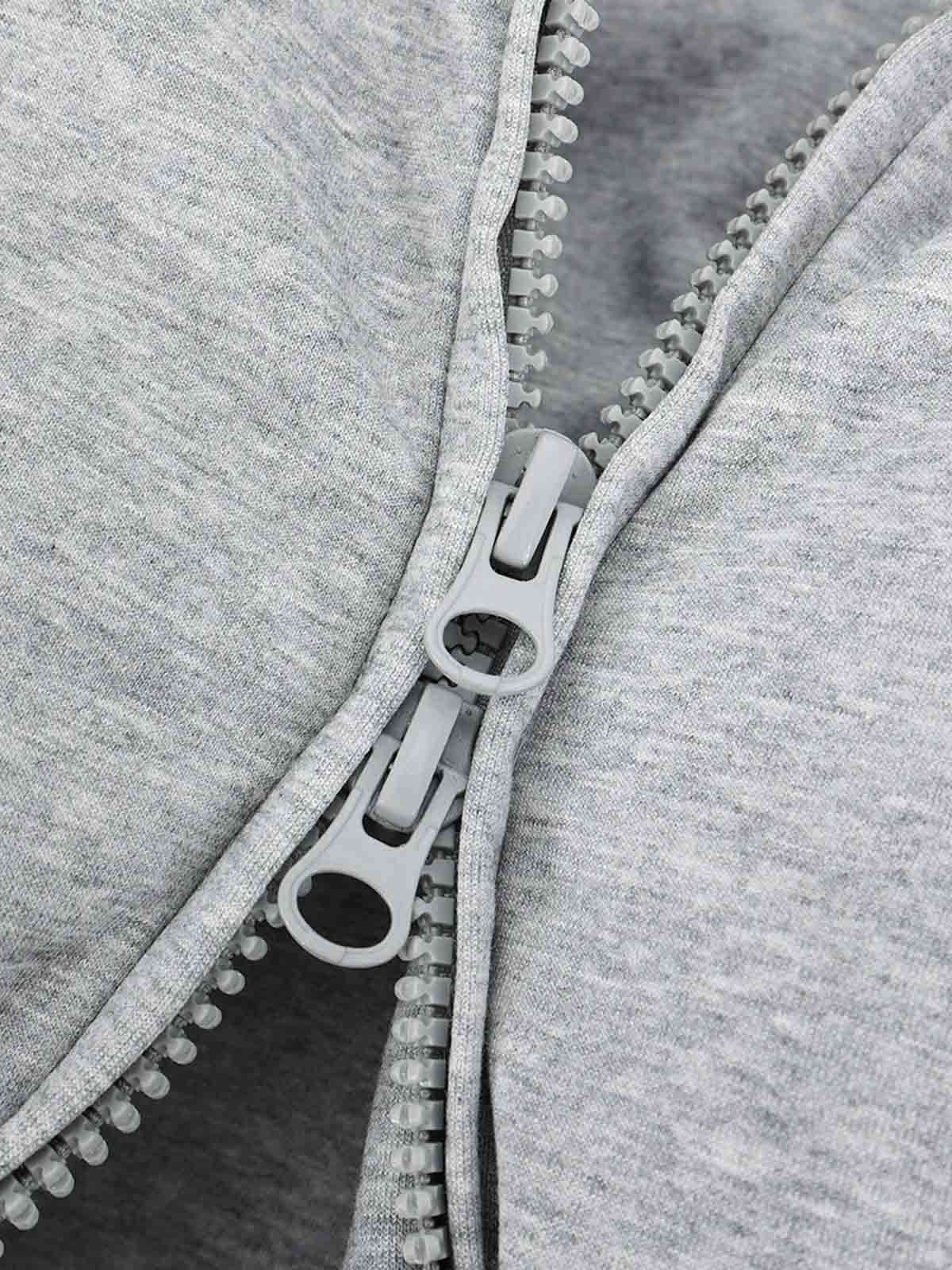 3D Bubble Curve Padded Zip Vest
