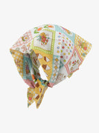 Floral Satin Feel Bandana