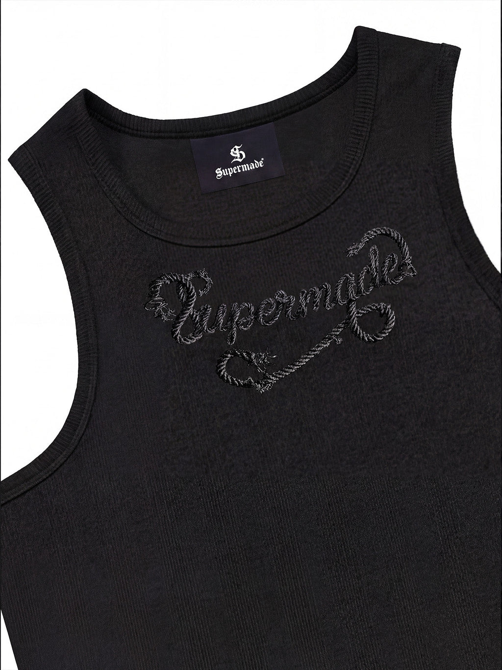 precipice Rope Logo Ribbed Tank Top