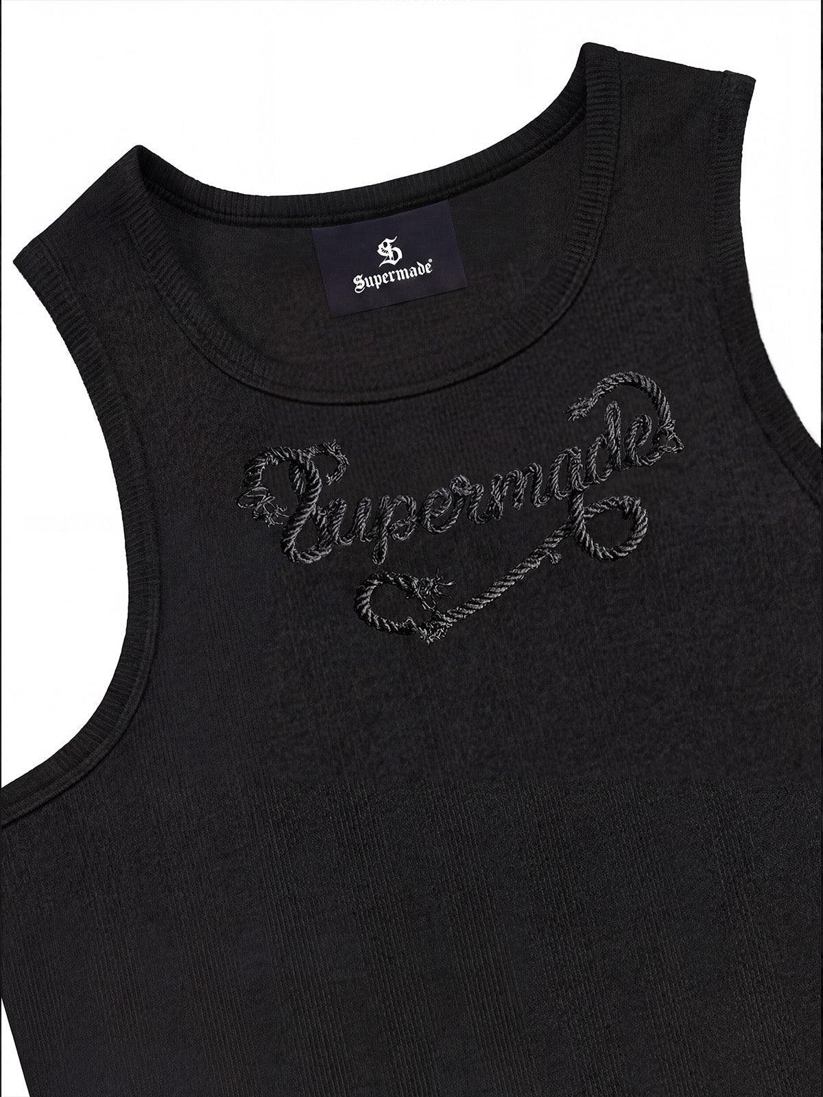 precipice Rope Logo Ribbed Tank Top