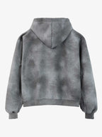 Vintage Washed Tie-Dye Zip Up Hoodie & Barrel Sweatpants Tracksuit