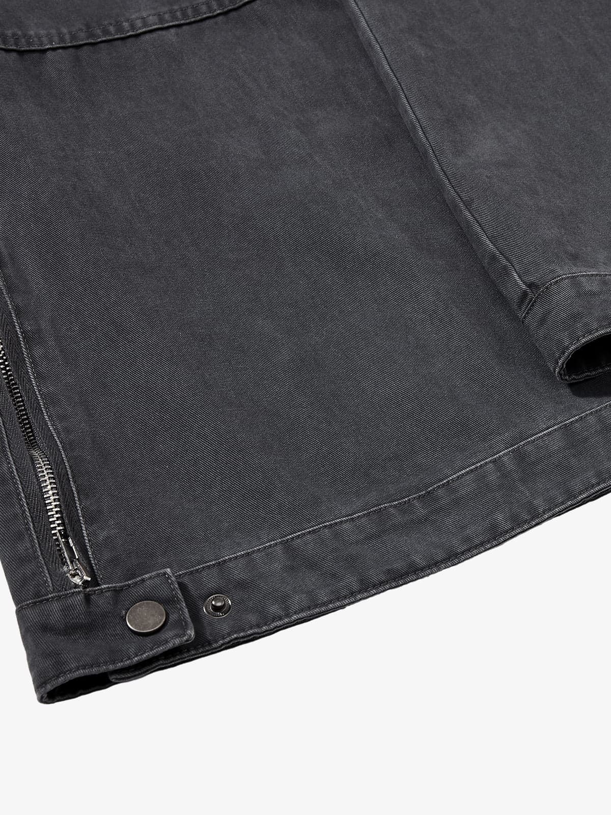 Vintage Washed Multi-Pocket Adjustable Strap Flare Cargo Pants