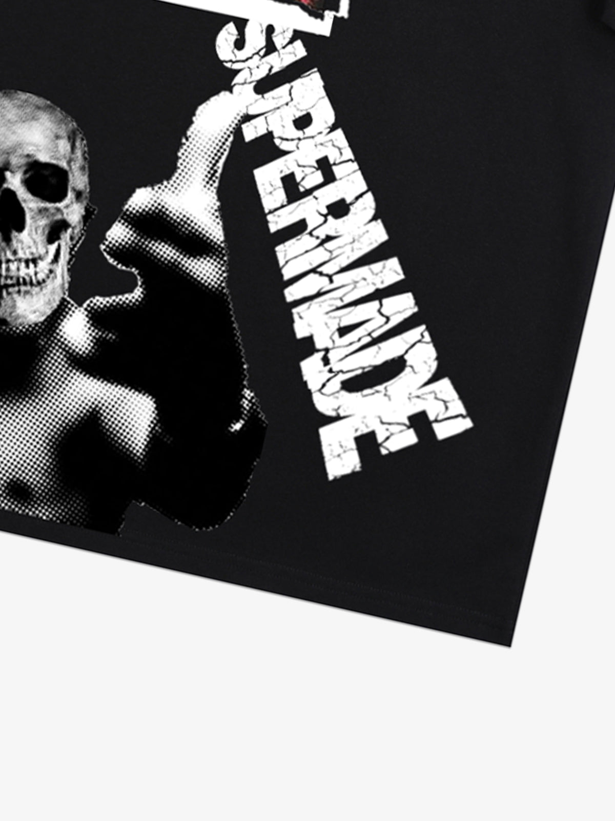 Skull Graphic Gothic Print T-Shirt