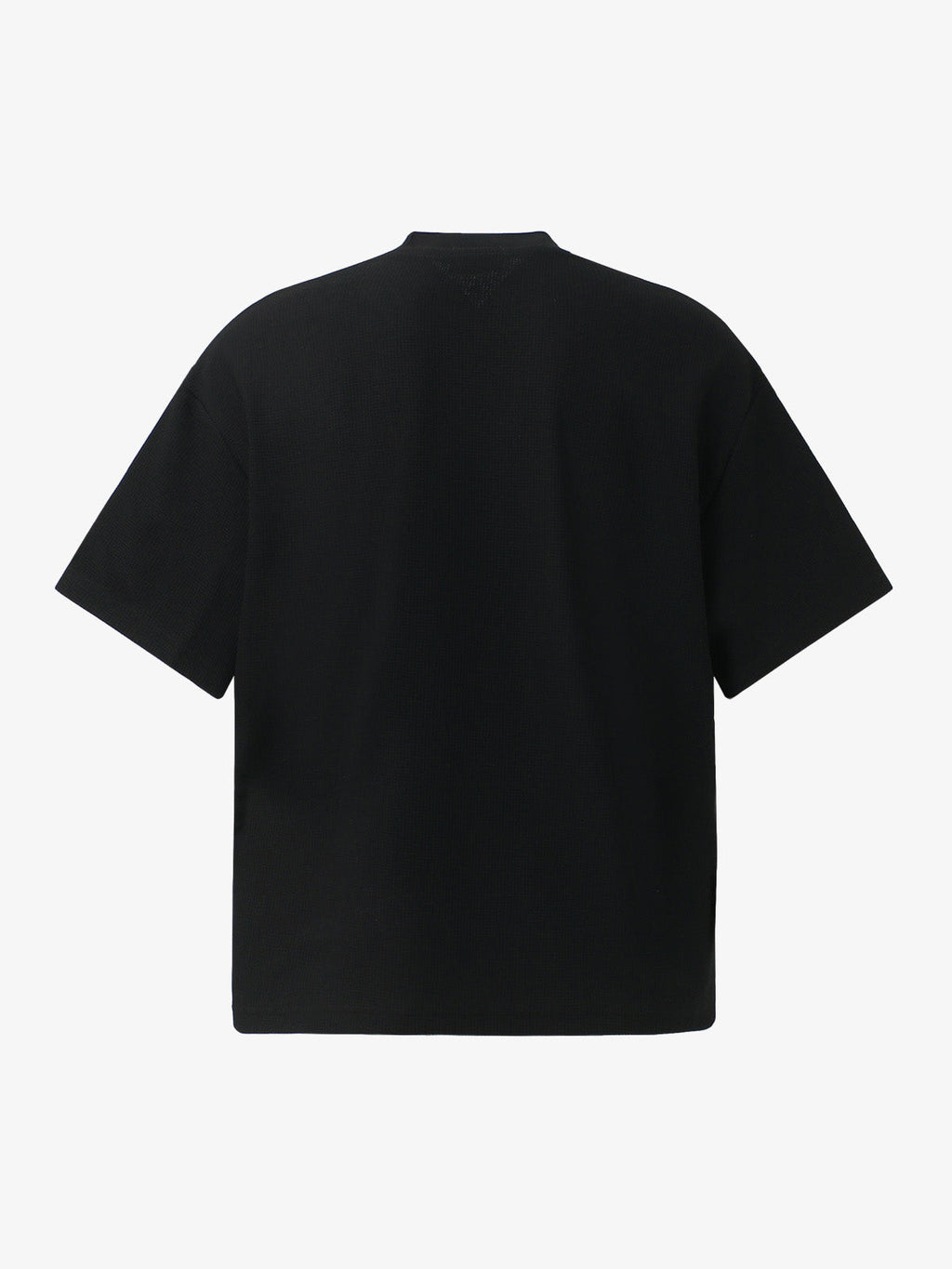 Waffle Knit Racing Checkered Flag Graphic T-Shirt