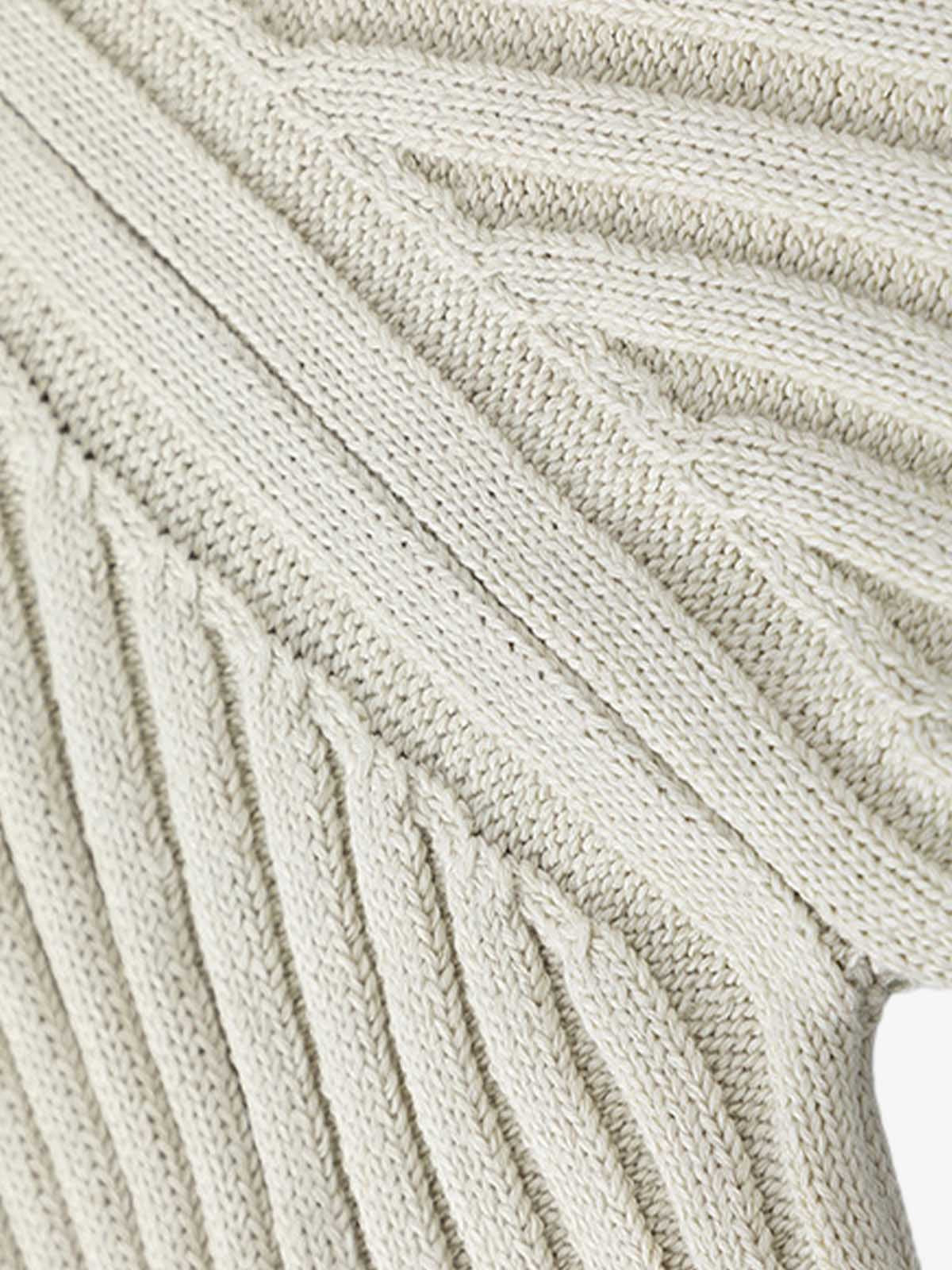 Retro Striped Spray Color Sweater