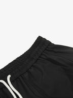 Striped Zip-Up Track Jacket and Wide-Leg Track Pants Set
