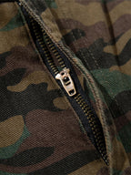 Street Camouflage Side-Striped Jeans