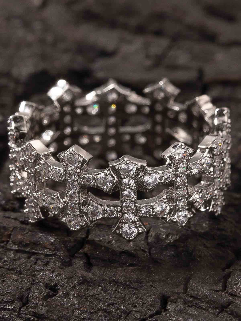 Hollow Cross Ring