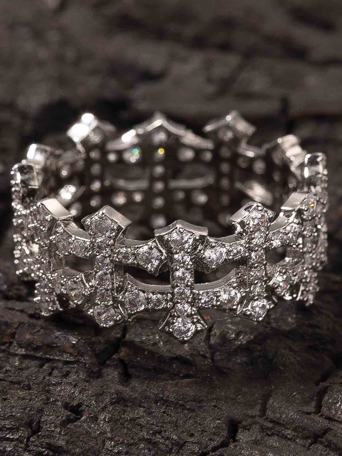 Hollow Cross Ring
