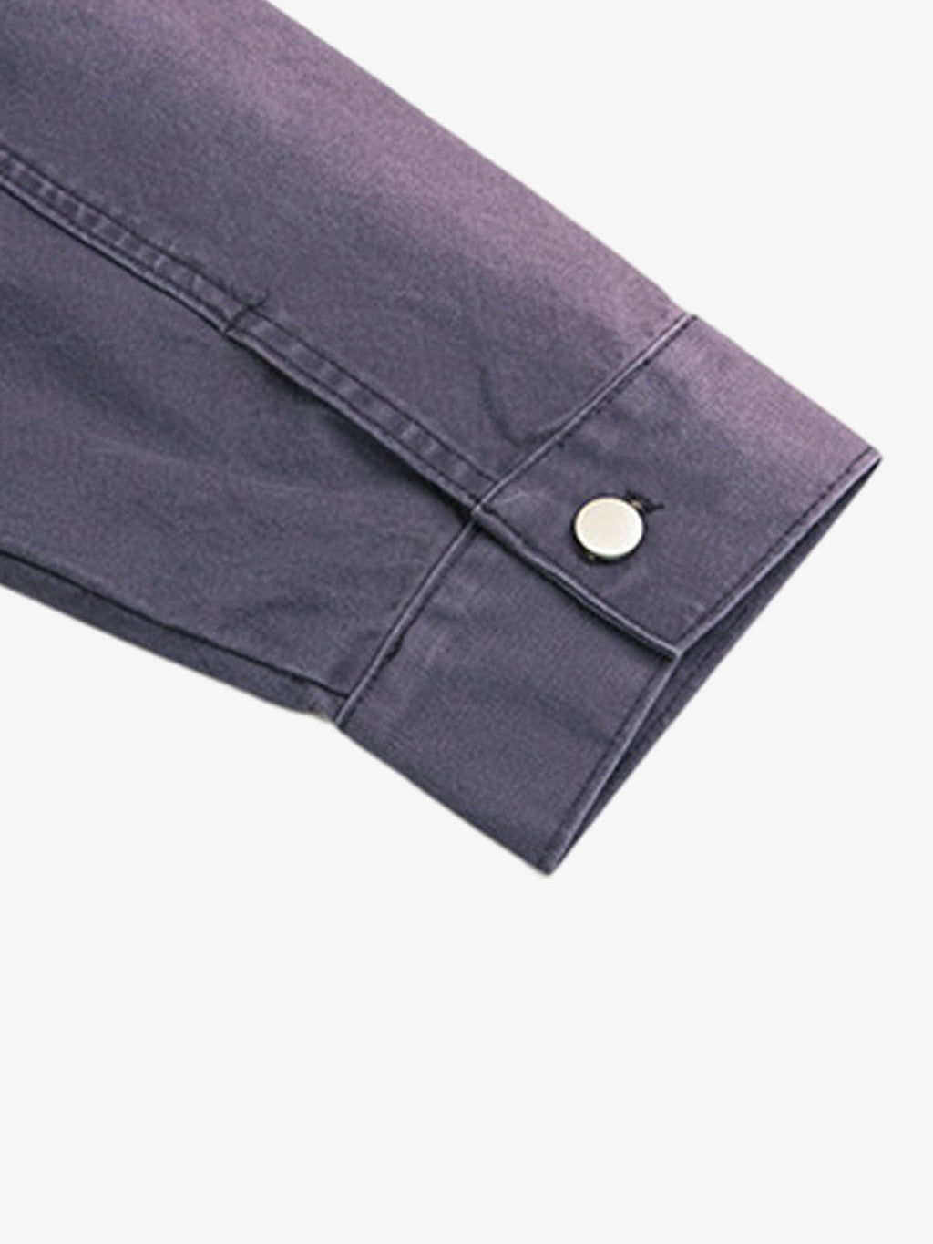 Washed Gradient Embroidered Zip Jacket