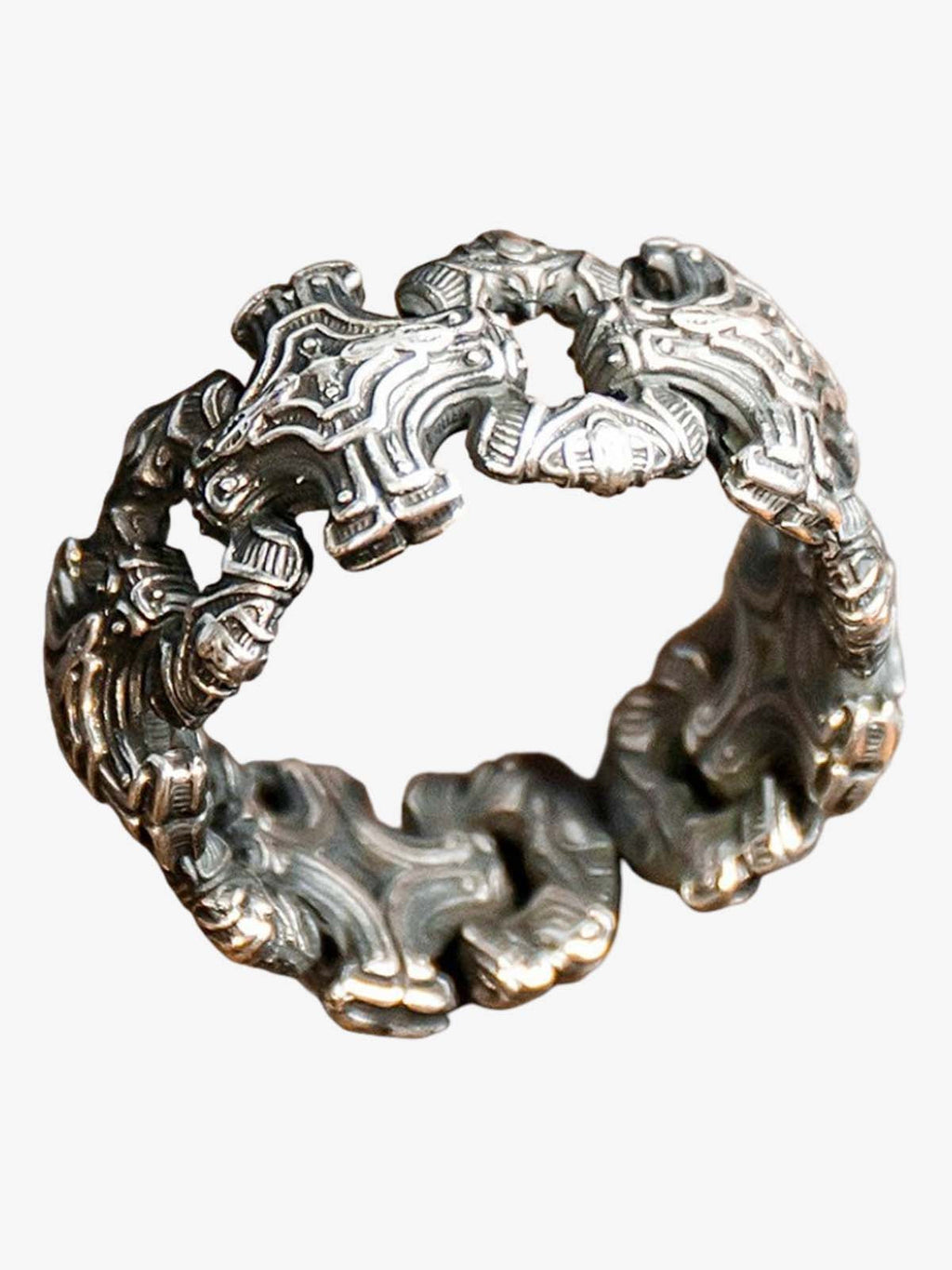 Vintage Cross Band Ring