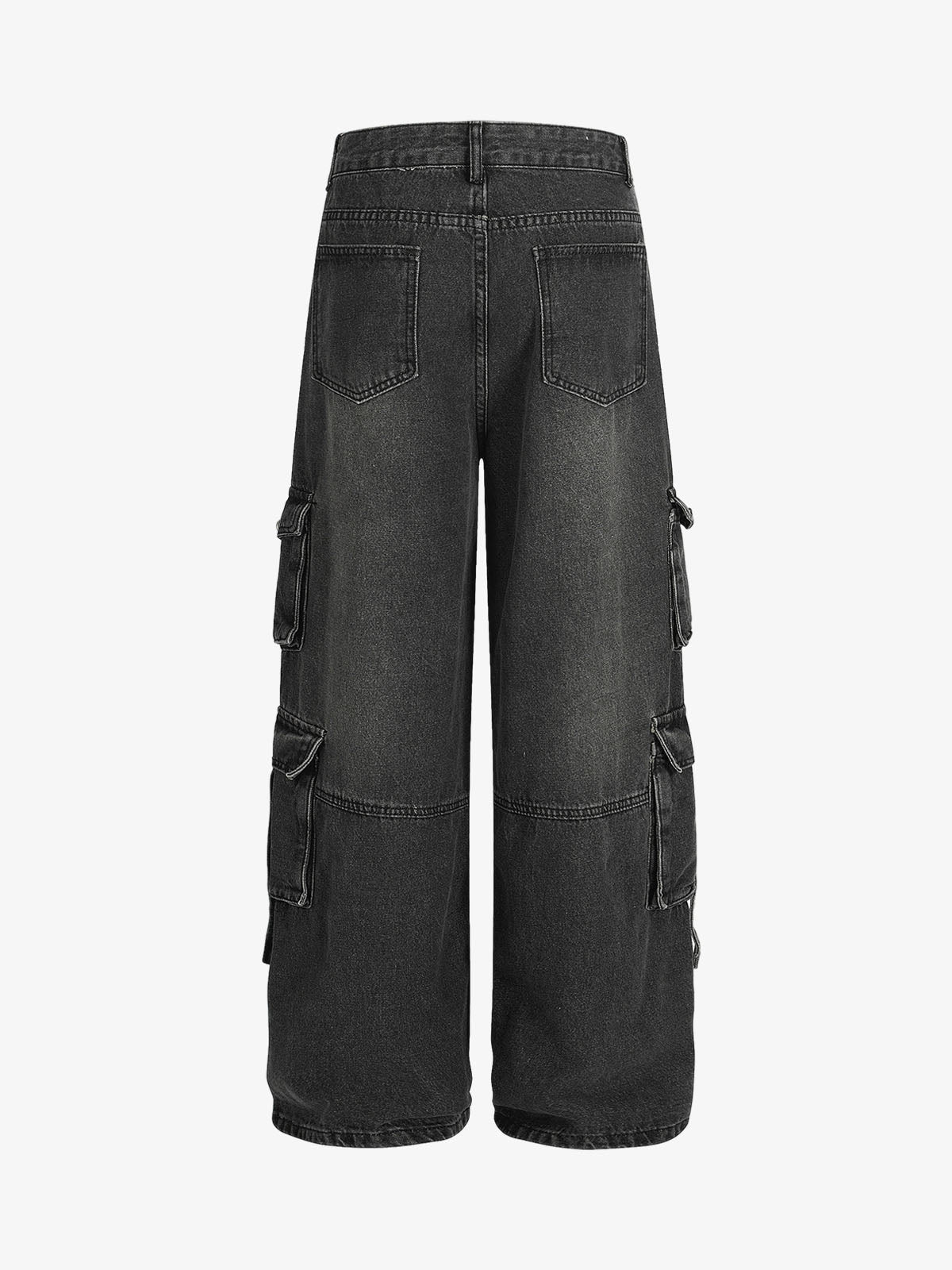 Retro Ripped Cargo Jeans