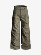 Vintage Utility Studded Cross Straight Leg Pants