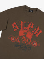 SUPM Slogan Graphic Retro Streetwear T-Shirt