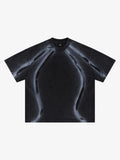 Retro Structured Panels T-Shirt