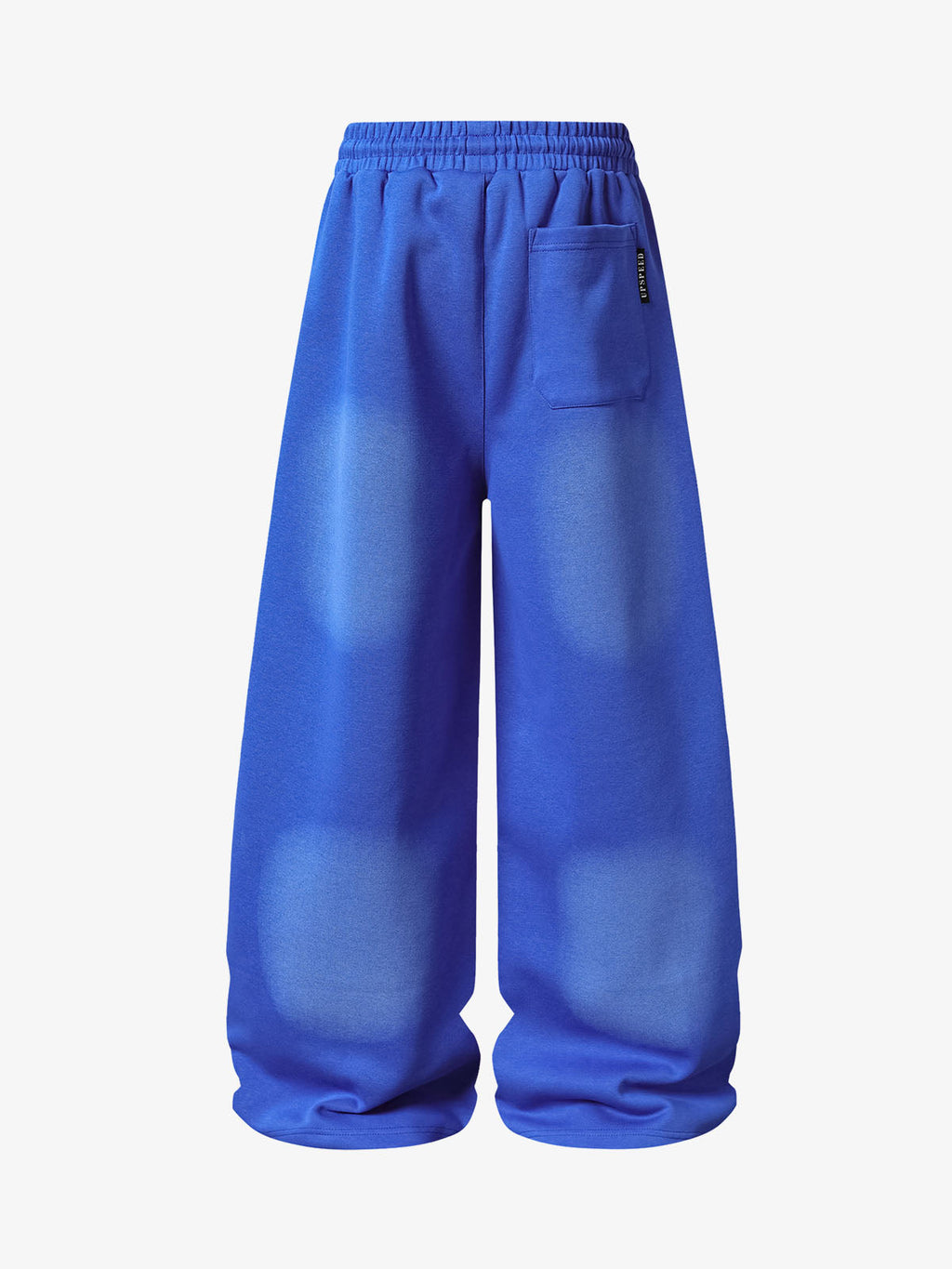 Spray Paint Star Print Distressed Sweatpants