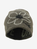 Floral Print Beanie