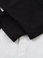 Tribal Flame Layered Cotton Linen Shirt
